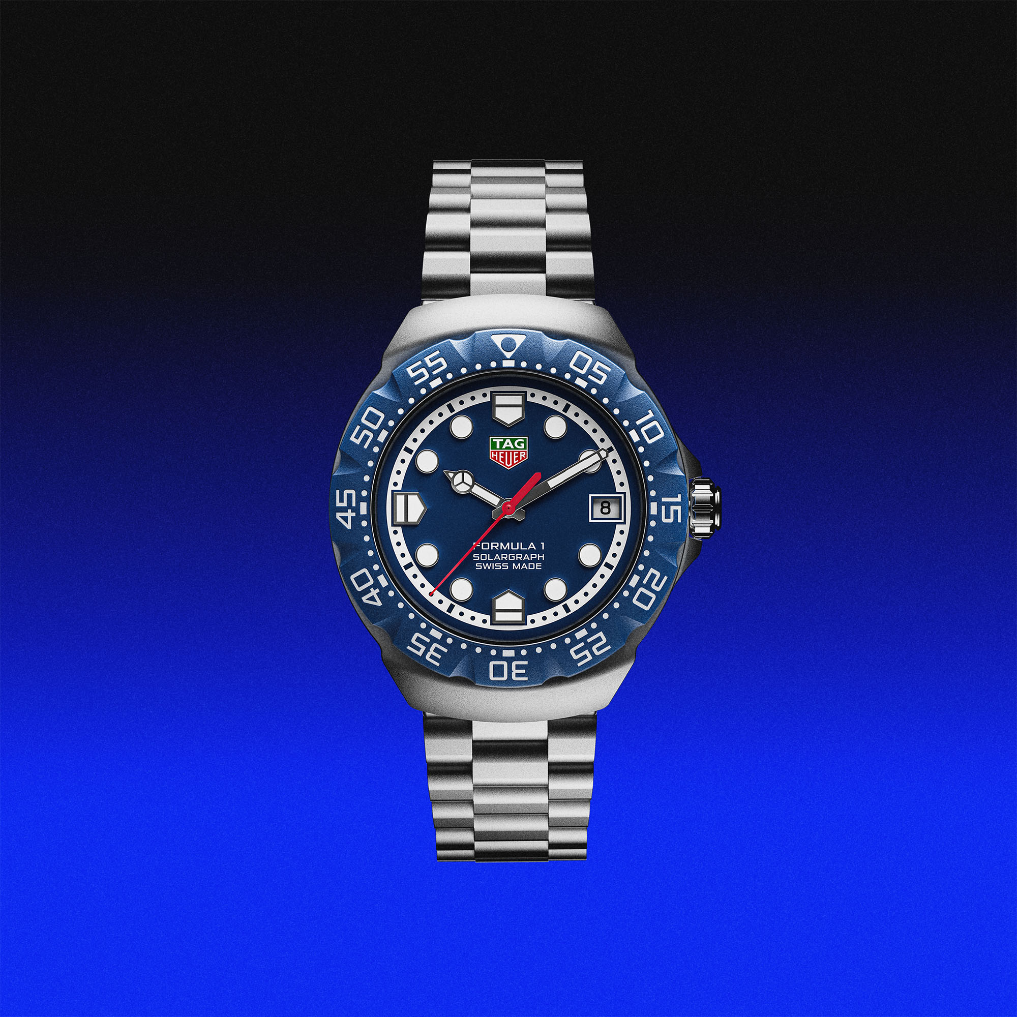 TAG Heuer Formula 1 Solargraph 38 mm Stainless Steel | Maison Birks